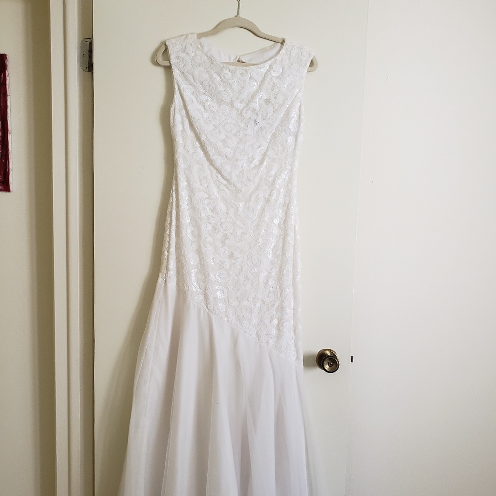 Lauren Ralph Lauren EveningDress White Size 8